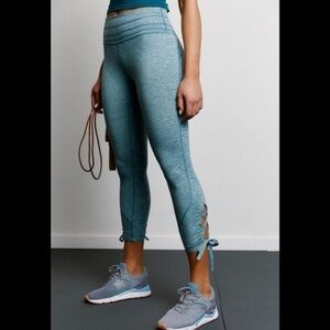 Women's Blue Athletic Leggings